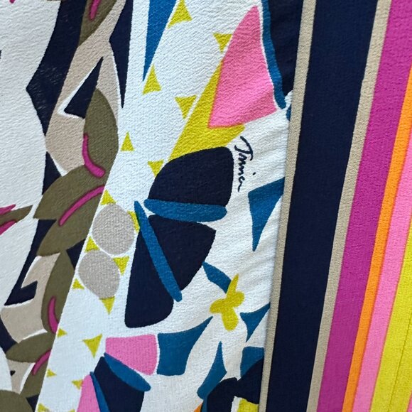 Trina Turk Theodora Maxi Dress Caftan Coverup 100% Silk NWOT XL - Picture 5 of 8